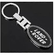 Mjakes key ring, oval, black for LAND ROVER cars - Keychain