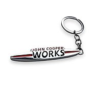 Mjakes keyring pendant silver for MINI JOHN COOPER - Keychain