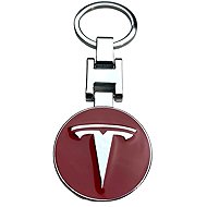 Mjakes keyring pendant double-sided red for TESLA cars - Keychain