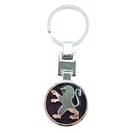 Mjakes key ring double sided black for PEUGEOT cars - Keychain