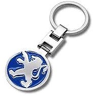 Mjakes keychain pendant double-sided blue for PEUGEOT cars - Keychain