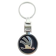Mjakes keyring pendant double-sided black for ŠKODA cars - Keychain