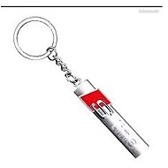 Mjakes silver keyring pendant for AUDI S Line cars - Keychain