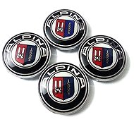 MJakes centre wheel caps 68 mm for BMW Alpina - Wheel Center Caps