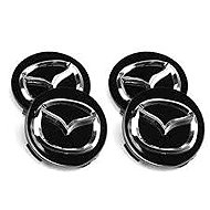 MJakes centre wheel caps 56/55 mm black for MAZDA - Wheel Center Caps