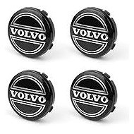 MJakes centre wheel caps 64 mm black retro for VOLVO - Wheel Center Caps