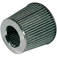 JOM sportovní vzduchový filtr, Steam Air, barva stříbrná - Air Filter
