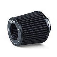 Raemco sports air filter, length 130 mm, inlet 63 mm, colour black - Air Filter