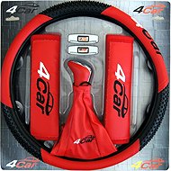 PREXIM Sports set red - Steering Wheel Cover