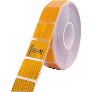 Prexim Reflective foil 50 mm × 50 m divided yellow - Adhesive Reflective Tape