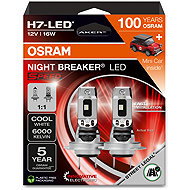 OSRAM NIGHT BREAKER LED SPEED H7, Design 1:1, 2 pcs + LEGO car - LED Car Bulb