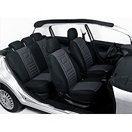 PREXIM Car seat covers CLASSIC Škoda fabia I from 1999-2008 with split rear seat, grey - Car Seat Covers