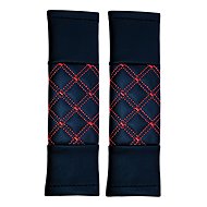 PREXIM Protective cover for seat belt, red stitching - Seat Belt Covers