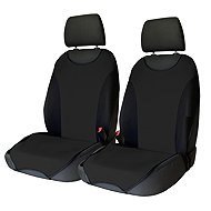 PREXIM Autotriko 4car, 2 pieces, black - Car Seat Covers