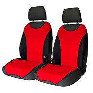 PREXIM Autotriko 4car, 2 pieces, red - Car Seat Covers
