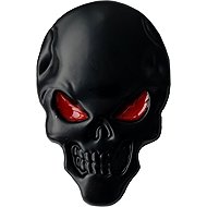 PREXIM Sticker metal skull black red eyes - Self-Adhesive Sticker