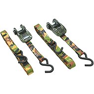 COMPASS KAMU Strap with ratchet and hooks 2pcs, 500daN, 25 mm × 5 m - Tie Down Strap