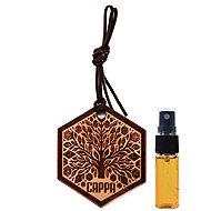 Cappa Aroma Leather Tree Vanilla & Sandalwood Set - Car Air Freshener