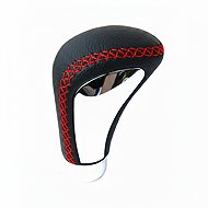PREXIM shift lever handle leather sew red - Gear Stick