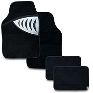 PREXIM textile car carpets shark, silver - Car Mats