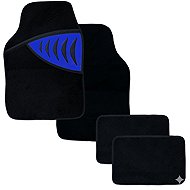 PREXIM textile car carpets shark, blue - Car Mats