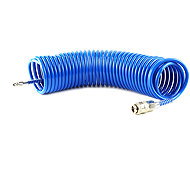 AMIO spiral air hose with coupling, 10 m - Airline