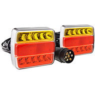 AMIO LED rear light set 100 × 95 mm, magnetic, 7 PIN plug, 7.5 m cable - Vehicle Lights