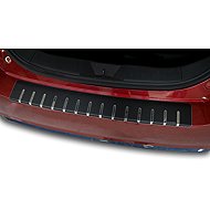 Alufrost Fifth door sill cover - stainless steel+carbon Nissan Leaf II - Boot Edge Protector