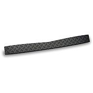Alufrost ALU rear door sill cover - Mercedes V-Class (W447) Vito III - black, grooved - Boot Edge Protector