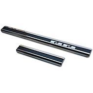 Alufrost Sill covers - stainless steel+carbon Hyundai Elantra VII - Car Door Sill Protectors
