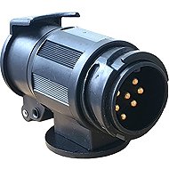 PREXIM Reducer socket 13/7 pin 12/24V pvc - Tow Hitch Reducer Adapter