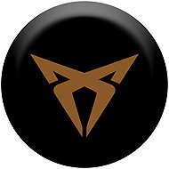 Panacea Resin wheel centre stickers Cupra - 4pcs - Wheel Center Cap Stickers