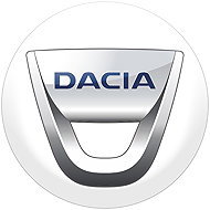 Panacea Resin wheel centre stickers Dacia - 4pcs - Wheel Center Cap Stickers