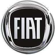 Panacea Fiat resin wheel centre stickers - chrome foil - 4pcs - Wheel Center Cap Stickers