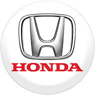 Panacea Honda resin wheel centre stickers - 4pcs - Wheel Center Cap Stickers