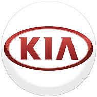 Panacea Kia resin wheel centre stickers - 4pcs - Wheel Center Cap Stickers