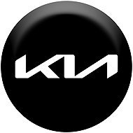Panacea Resin wheel centre stickers Kia black - 4pcs - Wheel Center Cap Stickers