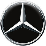 Panacea Resin stickers Mercedes wheel centres - 4pcs - Wheel Center Cap Stickers