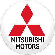 Panacea Resin stickers for Mitsubishi wheel centres - 4pcs - Wheel Center Cap Stickers