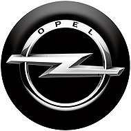 Panacea Resin stickers for Opel wheel centres - 4pcs - Wheel Center Cap Stickers