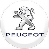 Panacea Resin stickers for Peugeot wheel centres - 4pcs - Wheel Center Cap Stickers