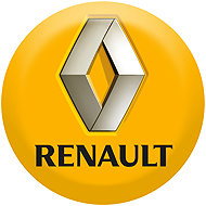 Panacea Resin stickers for Renault wheel centres - 4pcs - Wheel Center Cap Stickers