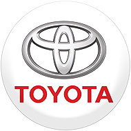 Panacea Resin stickers for Toyota wheel centres - 4pcs - Wheel Center Cap Stickers