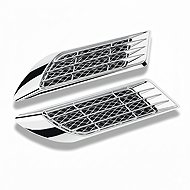 PREXIM Deflector s-line 50 × 190 mm, chrome - Outlet Grate