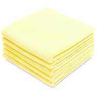 It's Win WINC-121 set of microfiber cloths, 310 gsm, 40 × 40 cm, yellow, 5pcs - Car Microfiber Cloth