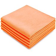 It's Win WINC-206-2 polishing cloth, 430 gsm, 40 x 40 cm, orange, set of 5 - Car Microfiber Cloth