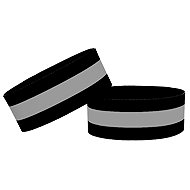Take it shop Safety reflective Velcro strips, black - Reflective Band