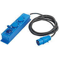 Gimeg electra with 3 sockets, 1.5 m - Extension Cable