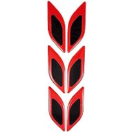 PREXIM deflector stickers, reflective red - Car Sticker