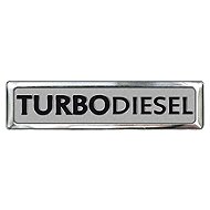 PREXIM aluminium sticker turbo diesel, 12 × 70 mm - Car Sticker